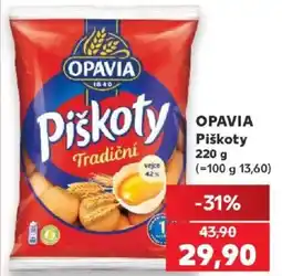 Kaufland Opavia piškoty tradiční nabídka