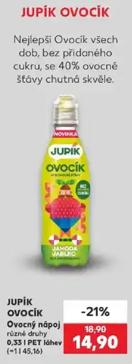 Kaufland Jupik ovocik nabídka