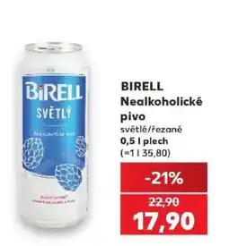 Kaufland Birell světlý nabídka