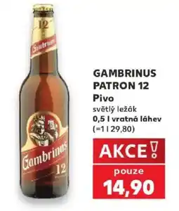 Kaufland Gambrinus Patron 12 nabídka