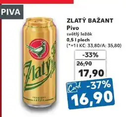 Kaufland Zlatý Bažant nabídka