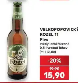 Kaufland Velkopopovický Kozel 11 nabídka
