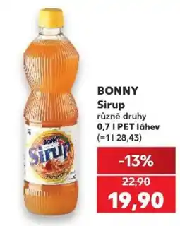 Kaufland Bonny sirup nabídka