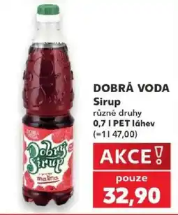 Kaufland Dobrá Voda Sirup nabídka