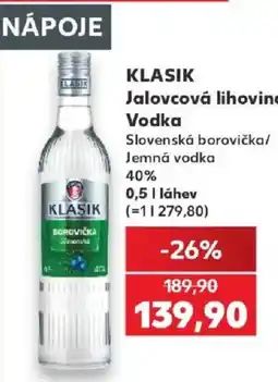 Kaufland Klasik jemná vodka nabídka