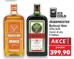 Kaufland Jägermeister bylinný likér nabídka