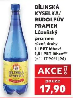 Kaufland Bílinská kyselka nabídka