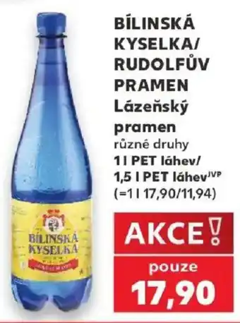 Kaufland Bílinská kyselka nabídka