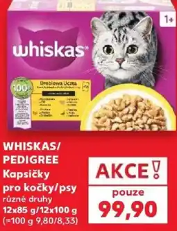 Kaufland Whiskas kapsičky pro kočky nabídka