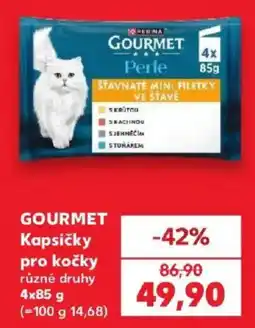 Kaufland Gourmet kapsičky pro kočky nabídka