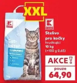 Kaufland K Classic stelivo pro kočky hrudkující nabídka