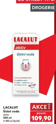 Kaufland Lacalut ústní voda aktiv nabídka