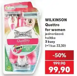 Kaufland Wilkinson quattro for women nabídka