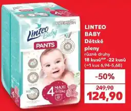 Kaufland Linteo baby pants nabídka