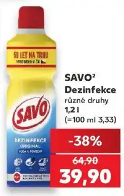 Kaufland Savo dezinfekce nabídka
