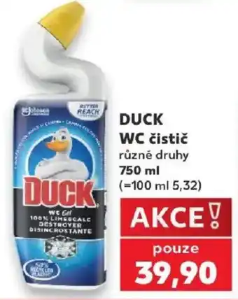 Kaufland Duck wc čistič nabídka