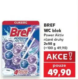 Kaufland Bref WC blok Power Aktiv nabídka