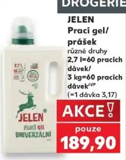 Kaufland Jelen prací gel univerzální nabídka