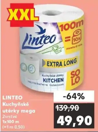 Kaufland Linteo kuchyňské utěrky mega nabídka