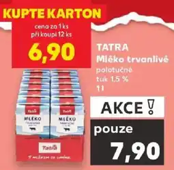 Kaufland Tatra mléko trvanlivé polotučné nabídka