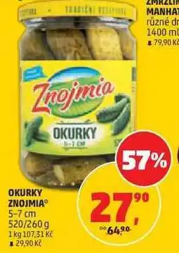 Penny Market Okurky Znojmia nabídka