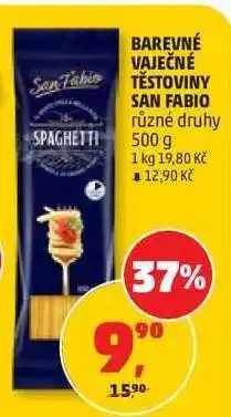 Penny Market BAREVNÉ VAJEČNÉ TĚSTOVINY SAN FABIO nabídka