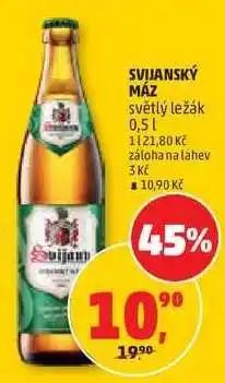 Penny Market Svijanský Máz světlý ležák 0,5 l nabídka