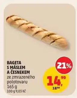 Penny Market Bageta s máslem a česnekem nabídka