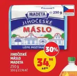 Penny Market Jihočeské máslo Madeta nabídka