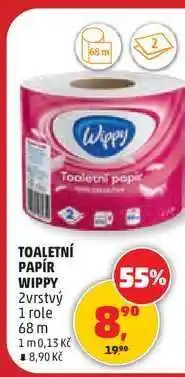 Penny Market TOALETNÍ PAPÍR WIPPY nabídka