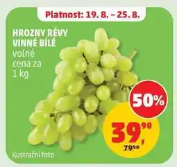 Penny Market HROZNY RÉVY VINNÉ BÍLÉ nabídka