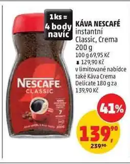 Penny Market KÁVA NESCAFÉ instantní Classic, Crema nabídka