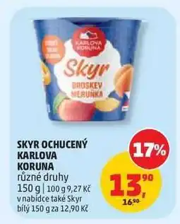 Penny Market Skyr ochucený Karlova Koruna nabídka