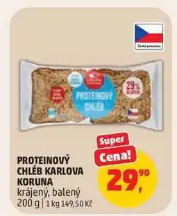 Penny Market PROTEINOVÝ CHLÉB KARLOVA KORUNA nabídka