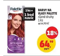 Penny Market BARVY NA VLASY PALETTE nabídka