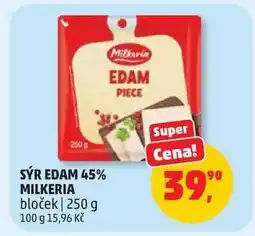 Penny Market Sýr Edam 45% Milkeria nabídka