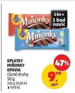 Penny Market OPLATKY MIŇONKY OPAVIA nabídka