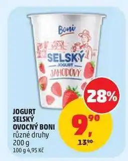 Penny Market Jogurt Selský Ovocný Boni nabídka