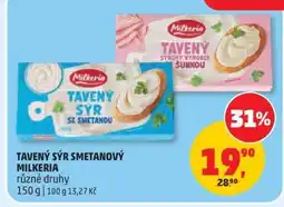 Penny Market Tavený sýr smetanový Milkeria nabídka