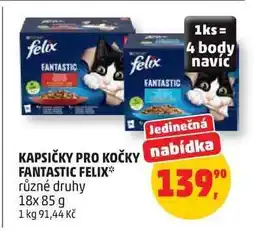 Penny Market KAPSIČKY PRO KOČKY FANTASTIC FELIX nabídka