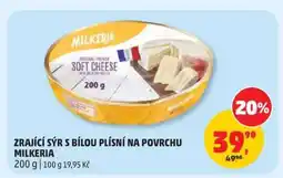 Penny Market Zrající sýr s bílou plísní na povrchu Milkeria nabídka
