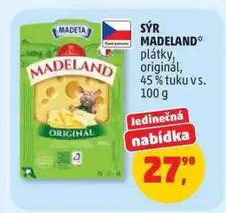 Penny Market SÝR MADELAND nabídka