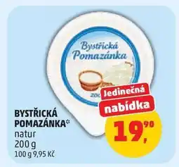 Penny Market Bystřická Pomazánka natur nabídka
