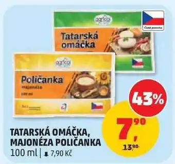 Penny Market TATARSKÁ OMÁČKA, MAJONÉZA POLIČANKA nabídka