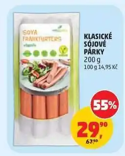 Penny Market KLASICKÉ SOJOVÉ PÁRKY nabídka
