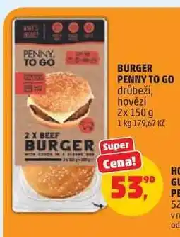 Penny Market BURGER PENNY TO GO nabídka