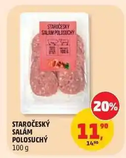 Penny Market Staročeský salám polosuchý nabídka