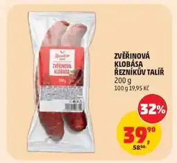 Penny Market Zvěřinová klobása Řezníkův talíř nabídka