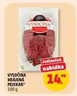 Penny Market VYSOČINA KRÁJENÁ PEJSKAR nabídka