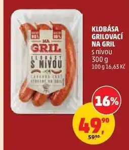 Penny Market KLOBÁSA GRILOVACÍ NA GRIL nabídka